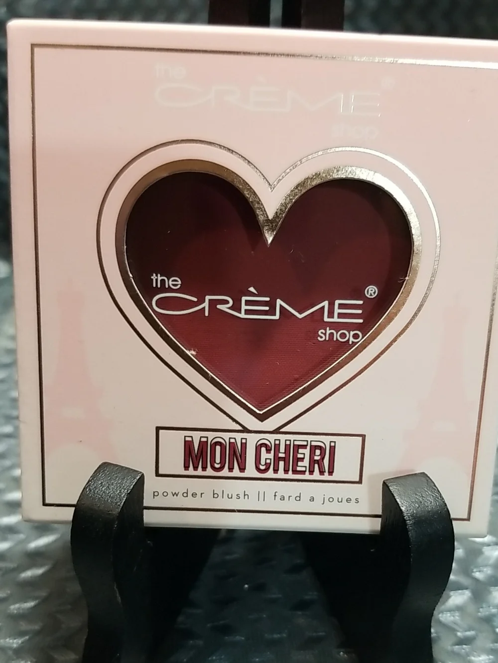 The Crème Shop Mon Cheri Powder Blush — Deep Rose